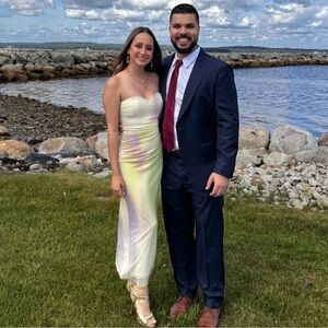 Zara Strapless Pastel Dress